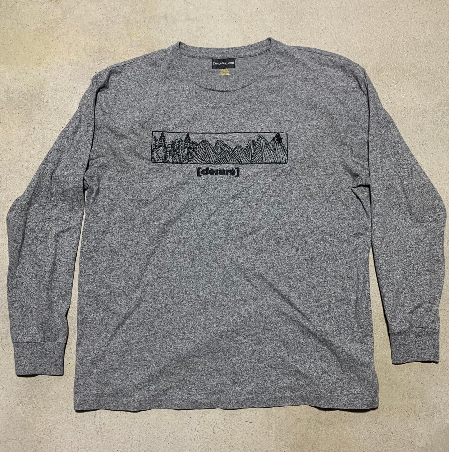 [Mountain] Tee - Heather Grey