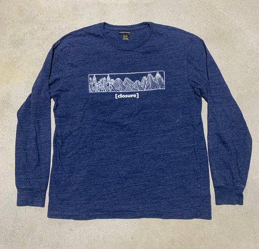 [Mountain] Tee - Blue