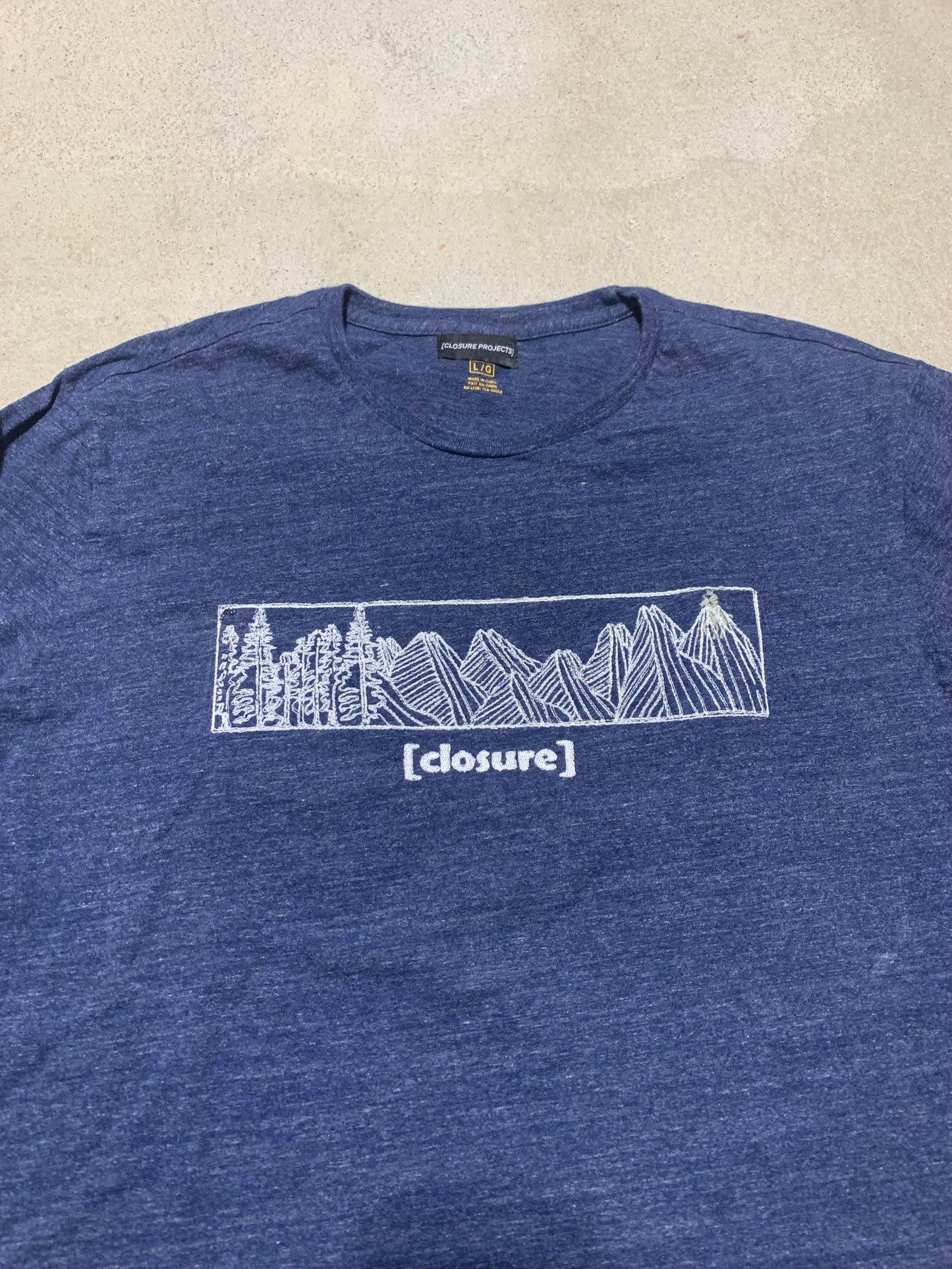 [Mountain] Tee - Blue